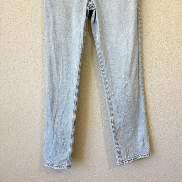 ABERCROMBIE & FITCH The 90s Straight Ultra High Rise Jeans Blue - Picture 6 of 15